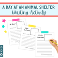 A Day at an Animal Shelter Writing Activity | 1st–2nd Grade Writing & Real-World Learning