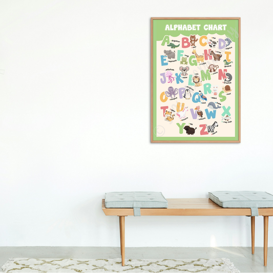 Printable Animal ABC Poster – Alphabet Wall Art