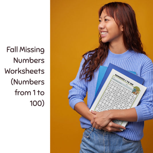Fall Missing Numbers Worksheets