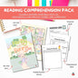 Honey the Bunny Reading Comprehension Pack