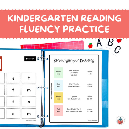 Growing Readers: Kindergarten Reading Fluency Practice