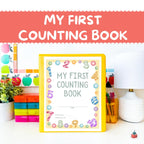 My First Counting Book – Numbers 1–10 Printable