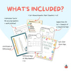 My First Counting Book – Numbers 1–10 Printable