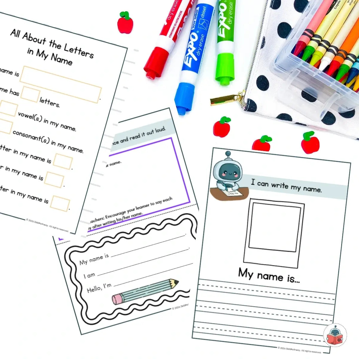 sample worksheets of name writing practice