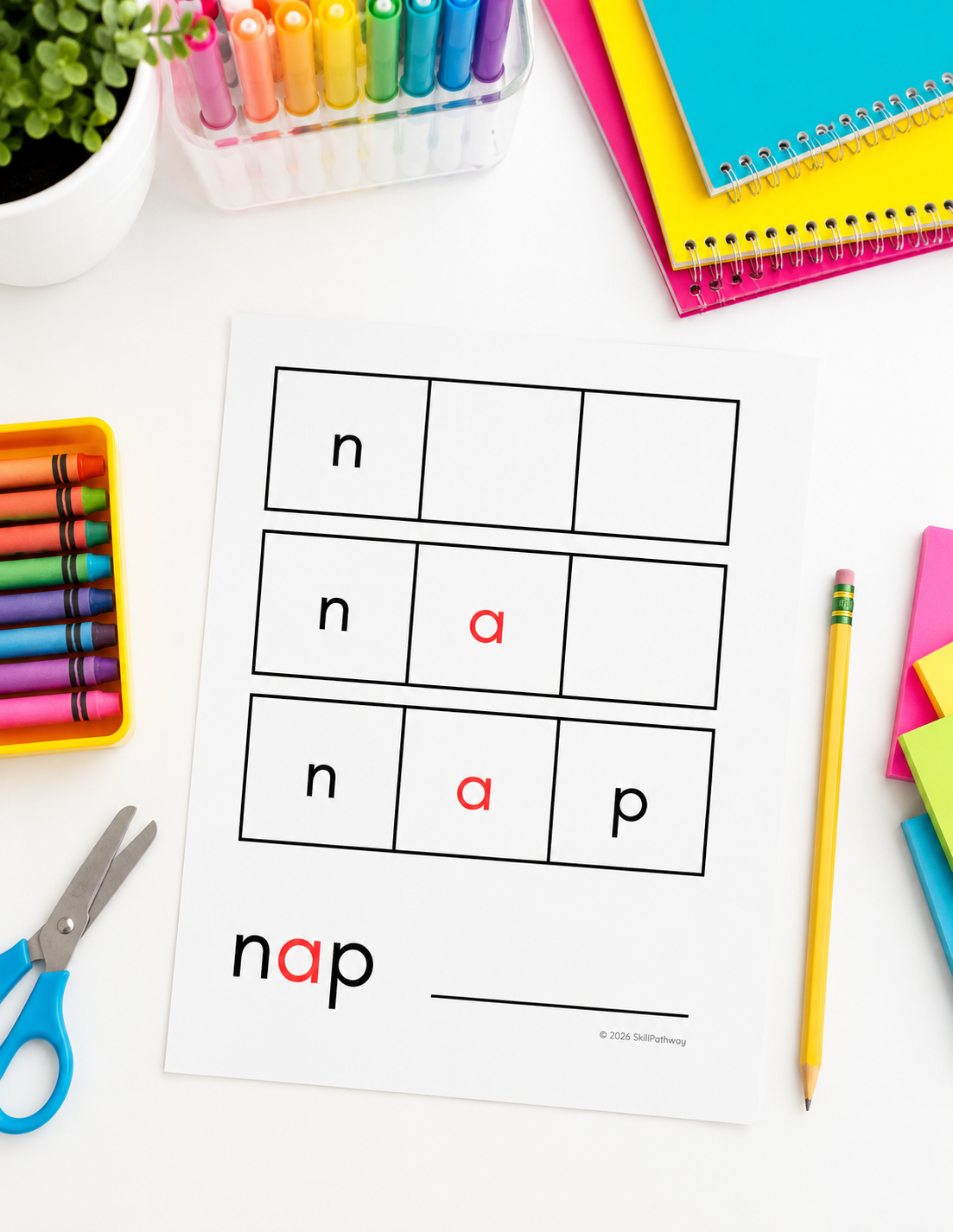 I Can Read CVC Words! {Set 1: a, m, s, t, p, f, i, n}