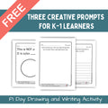 Free Pi Day Worksheets for Kids | Drawing and Writing