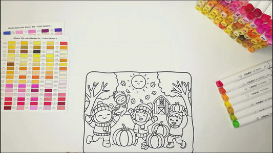 Fall, Halloween, Thanksgiving Coloring Pages
